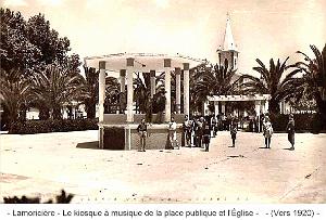 1621- Lamoriciere - Le Kiosque a musique en 1920